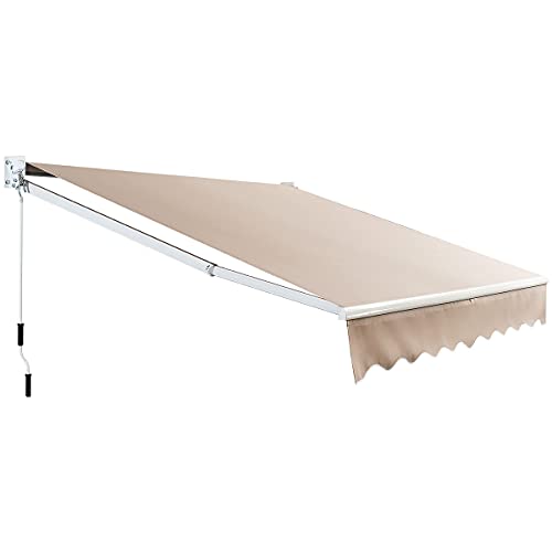 COSTWAY Gelenkarmmarkise Markise, 300 x 250cm...