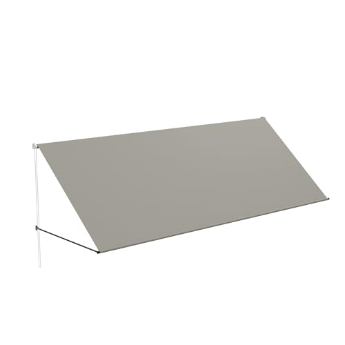 QEENTOE 350x145cm Fallarmmarkise Markise...