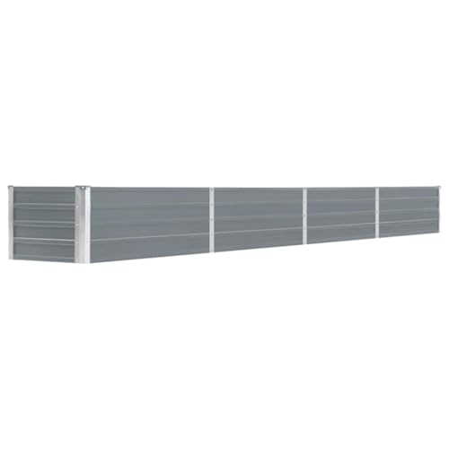 vidaXL Hochbeet Verzinkter Stahl 320×40×45...