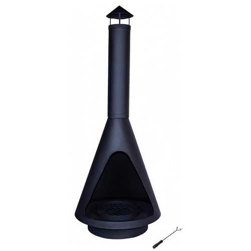 DRULINE- Gartenkamin. 143 cm hoher...