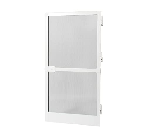 Fliegengitter Flügeltür Aluminium weiß H...