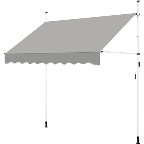 Yaheetech Klemmmarkise 250cm Breit,...