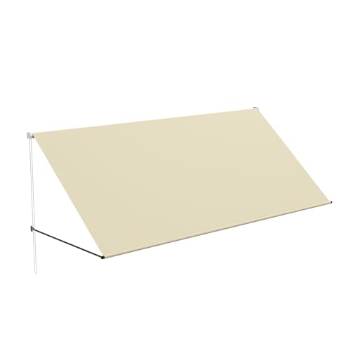 QEENTOE 300x145cm Fallarmmarkise Markise...