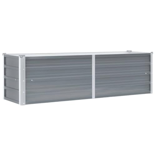 vidaXL Hochbeet Verzinkter Stahl 160x40x45cm...