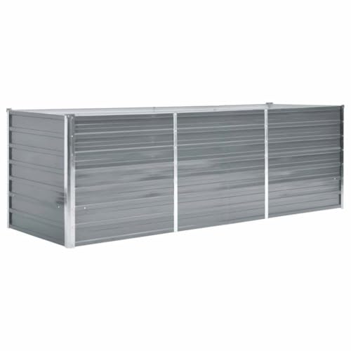 vidaXL Hochbeet Verzinkter Stahl 240x80x77 cm...