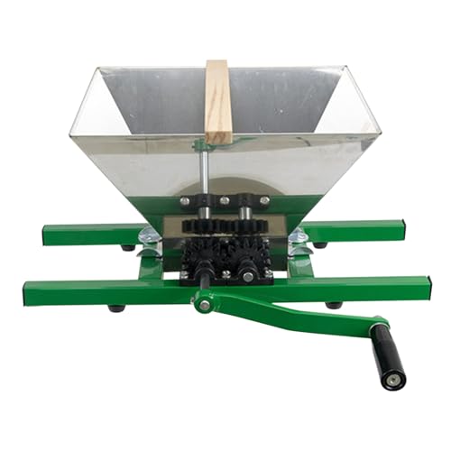 Obstzerkleinerer für Wein | Kurbelpresse mit...