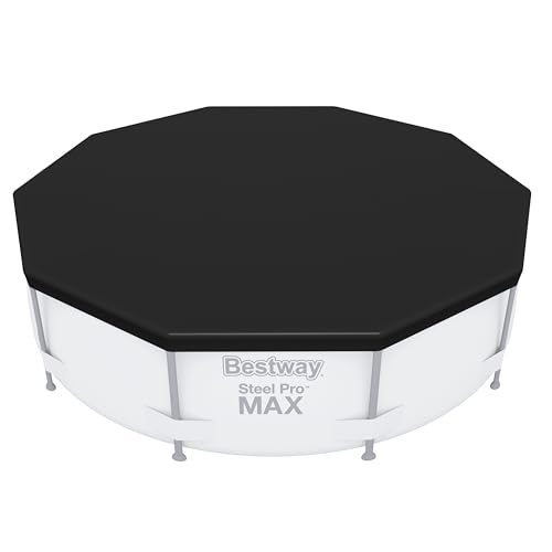 Bestway PVC-Abdeckplane Ø 305 cm, schwarz,...