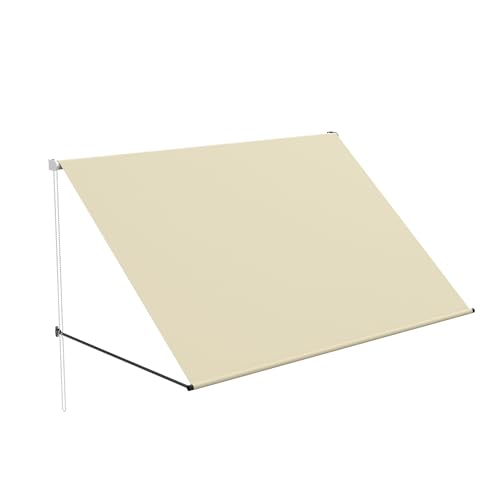 QEENTOE 200x145cm Fallarmmarkise Markise...