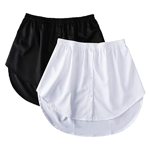 2 Stück Damen Mini Unterrock Lower Skirt...