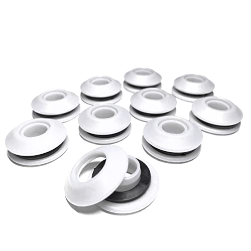 AWAPRO Ösen Set - 10 Stück weiß für...