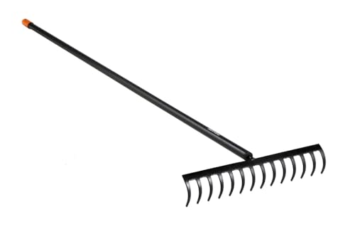 Fiskars Rechen mit 14 Zinken, Breite: 36 cm,...