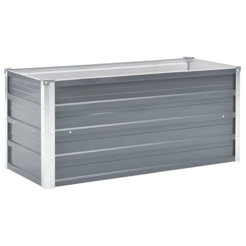 vidaXL Hochbeet Verzinkter Stahl 100x40x45cm...