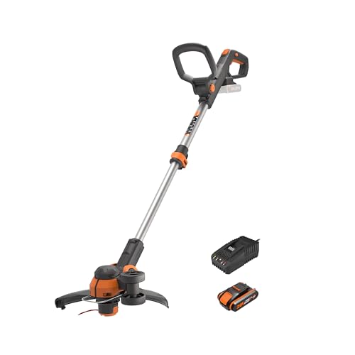 WORX WG163E.2 Akku Rasentrimmer 20V, 2-in-1...