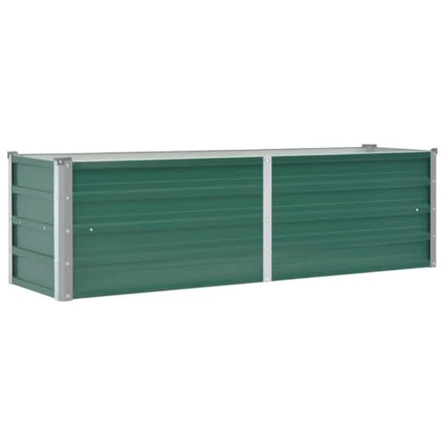vidaXL Hochbeet Verzinkter Stahl 160x40x45cm...