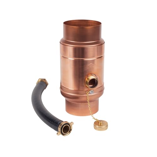 Kupfer Regenwassersammler 100 mm mit...