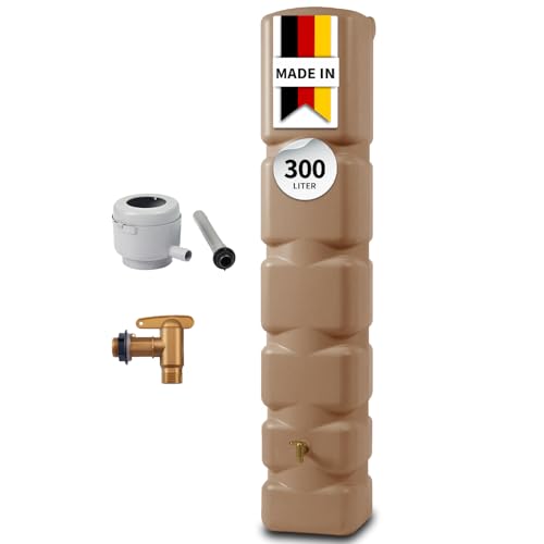 4rain Basic Regentonne Komplett-Set 300 Liter...