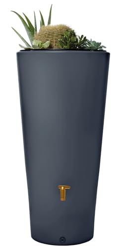 4rain Vaso 2in1 Regentonne 220 Liter Graphite...
