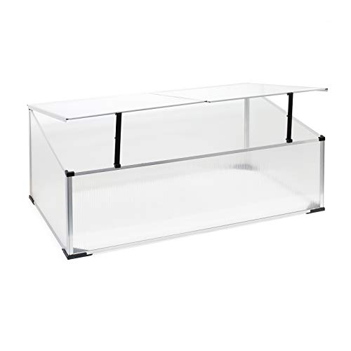 Wiltec Frühbeet Gewächshaus aus Aluminium,...