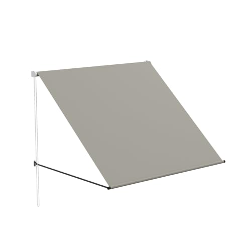 QEENTOE 150x145cm Fallarmmarkise Markise...