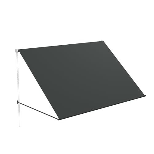 QEENTOE 200x145cm Fallarmmarkise Markise...