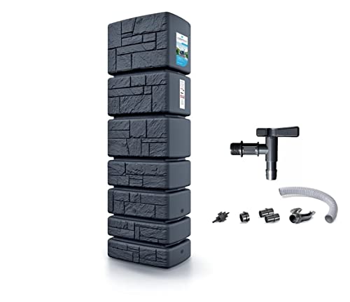 Kreher XXL Wassertonne Tower Stone mit...