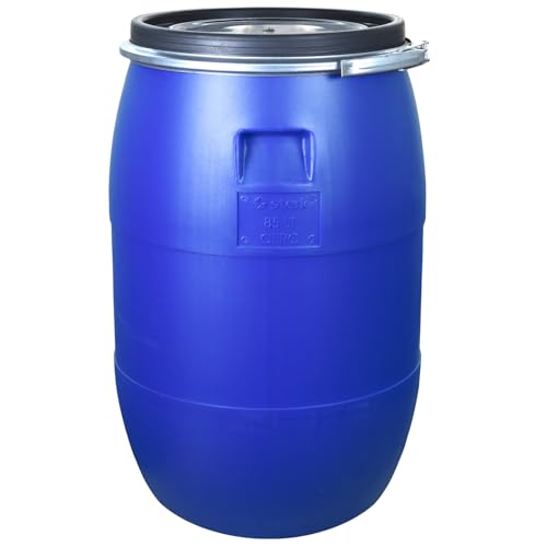 FIXKRAFT Futtertonne mit Deckel Fass mit...