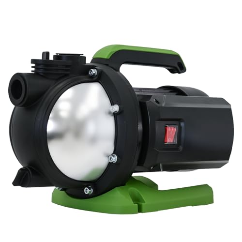 TRUTZHOLM Gartenpumpe Edelstahl 900 W 6500...