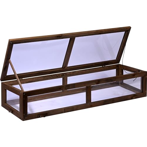 dobar® Frühbeet-Aufsatz aus Holz für...