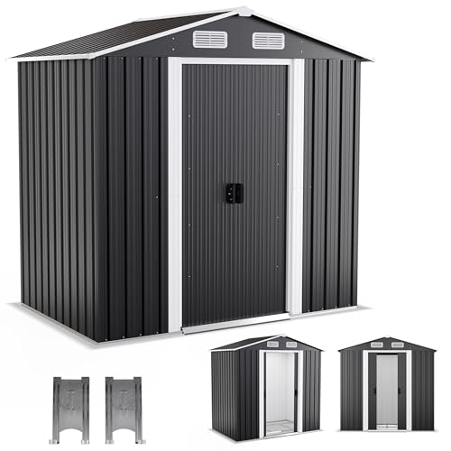 ONBEST Premium Metall Gerätehaus mit...