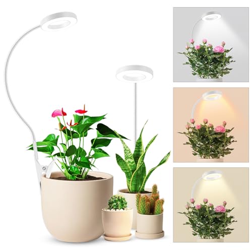 Pflanzenlampe LED Vollspektrum, Pot Clip...