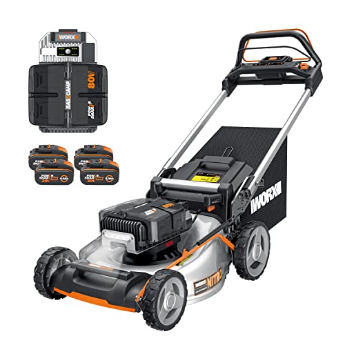 WORX WG761E Nitro Profi Akku Rasenmäher 80V...