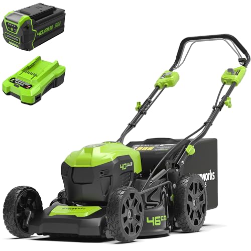 Greenworks Selbstfahrender Akku Rasenmäher...