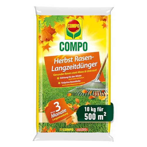 COMPO Herbst Rasendünger - Rasendünger für...