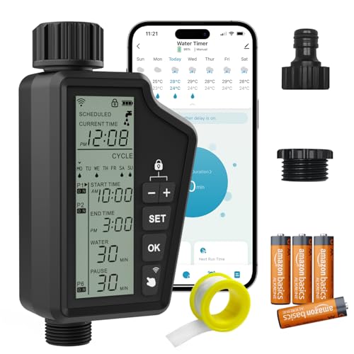 MIUCDA Smart Bewässerungscomputer WLAN mit...