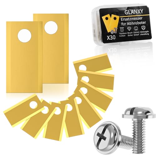GLANXY 30 Stück Premium Ersatzmesser Klingen...