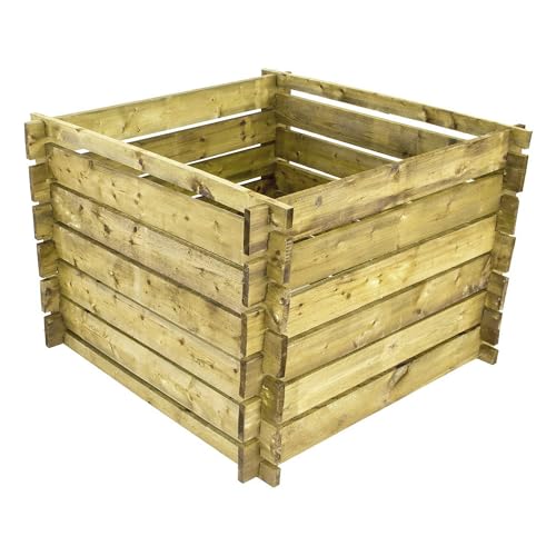 NATIV Komposter Garten, Holzkomposter...