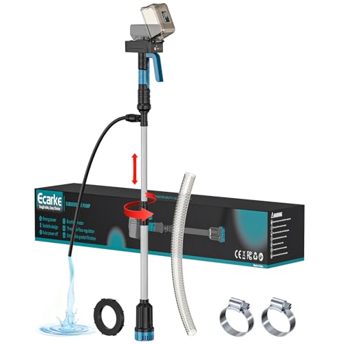 Ecarke Akku-Regenfasspumpe kompatibel mit...