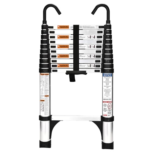 HBTower 3,2m Teleskopleiter Aluminium mit...
