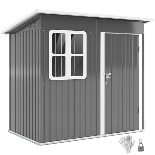 Outsunny Gerätehaus 2,55m², Gartenhaus mit...