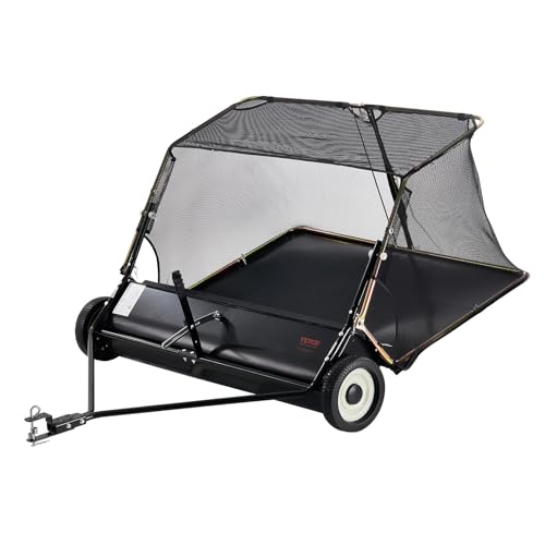 VEVOR Rasenkehrmaschine 132 cm Kehrbreite,...