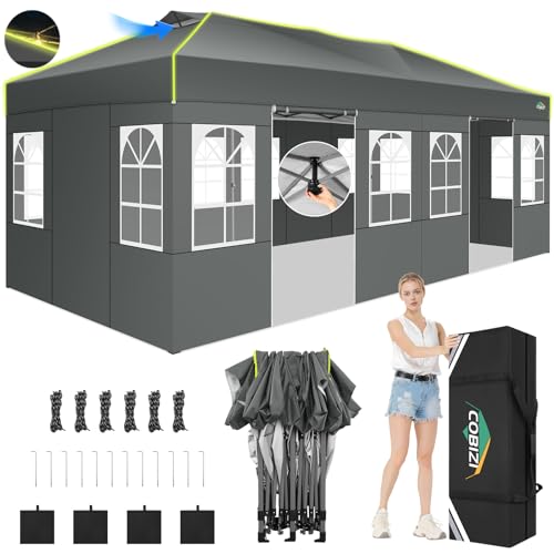 COBIZI Faltpavillon 3x6 Pavillon wasserdicht...