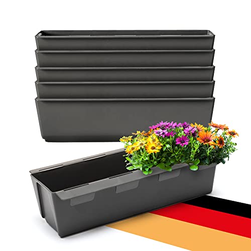 BigDean 6er Set Paletten Blumenkästen -...