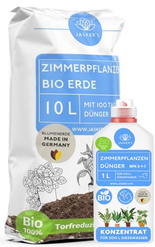 Blumenerde Zimmerpflanzen-Erde 10 L + 1 L...