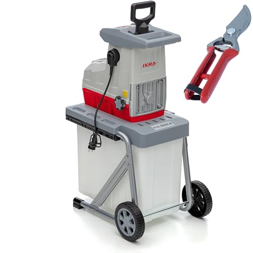 IKRA Elektro Gartenhäcksler Walzenhäcksler...