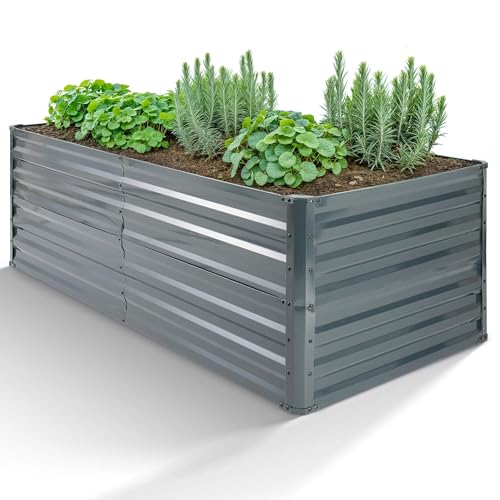 Arebos Hochbeet Metall 240x90x79 cm |...