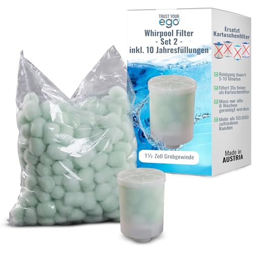EGO³ Whirlpool Filter Set 2 1½ Zoll...