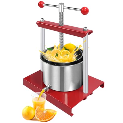 5.5L Obstpresse Apfelpresse Fruchtpresse...
