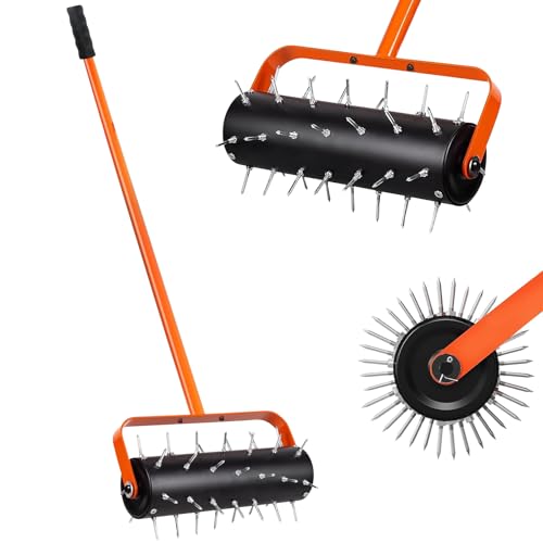 LIROPAU Rasenlüfter Walze, Rasenbelüfter...