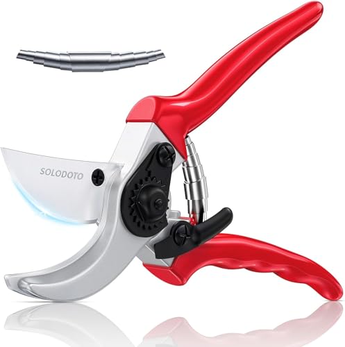SOLODOTO Gartenschere – 4× schärfer,...