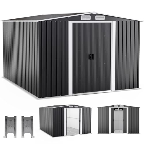ONBEST Premium Metall Gerätehaus mit...